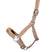 Hy Equestrian Mermaid Shimmer Head Collar and Lead Rope Set #colour_taupe