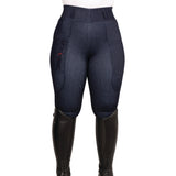 HyCONIC Ladies Valloria Denim Look Riding Tights #colour_navy