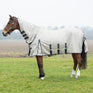 DefenceX Shield Rain-Repel Mesh Combi Fly Rug #colour_grey-navy