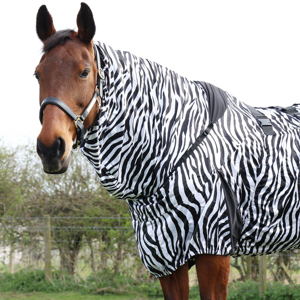 StormX Original Sweet Itch Zebra Rug #colour_black-white