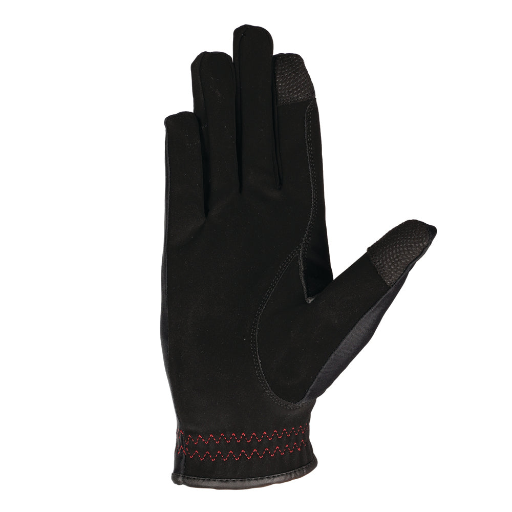HyCONIC Children's Riding Gloves #colour_black