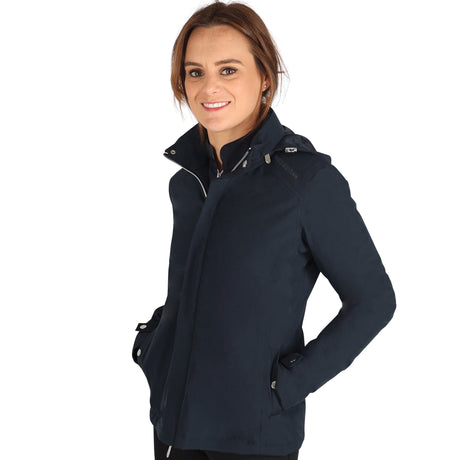 Hy Equestrian Elevate Lightweight Waterproof Jacket #colour_navy