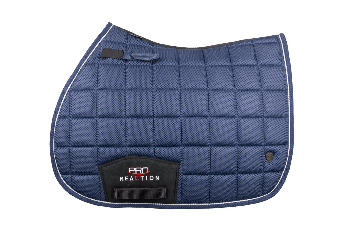 Hy Equestrian Pro Reaction 3D Mesh GP Saddle Pad #colour_navy