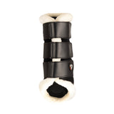 ProReaction Performance Air Mesh Brushing Boots by Hy Equestrian #colour_black