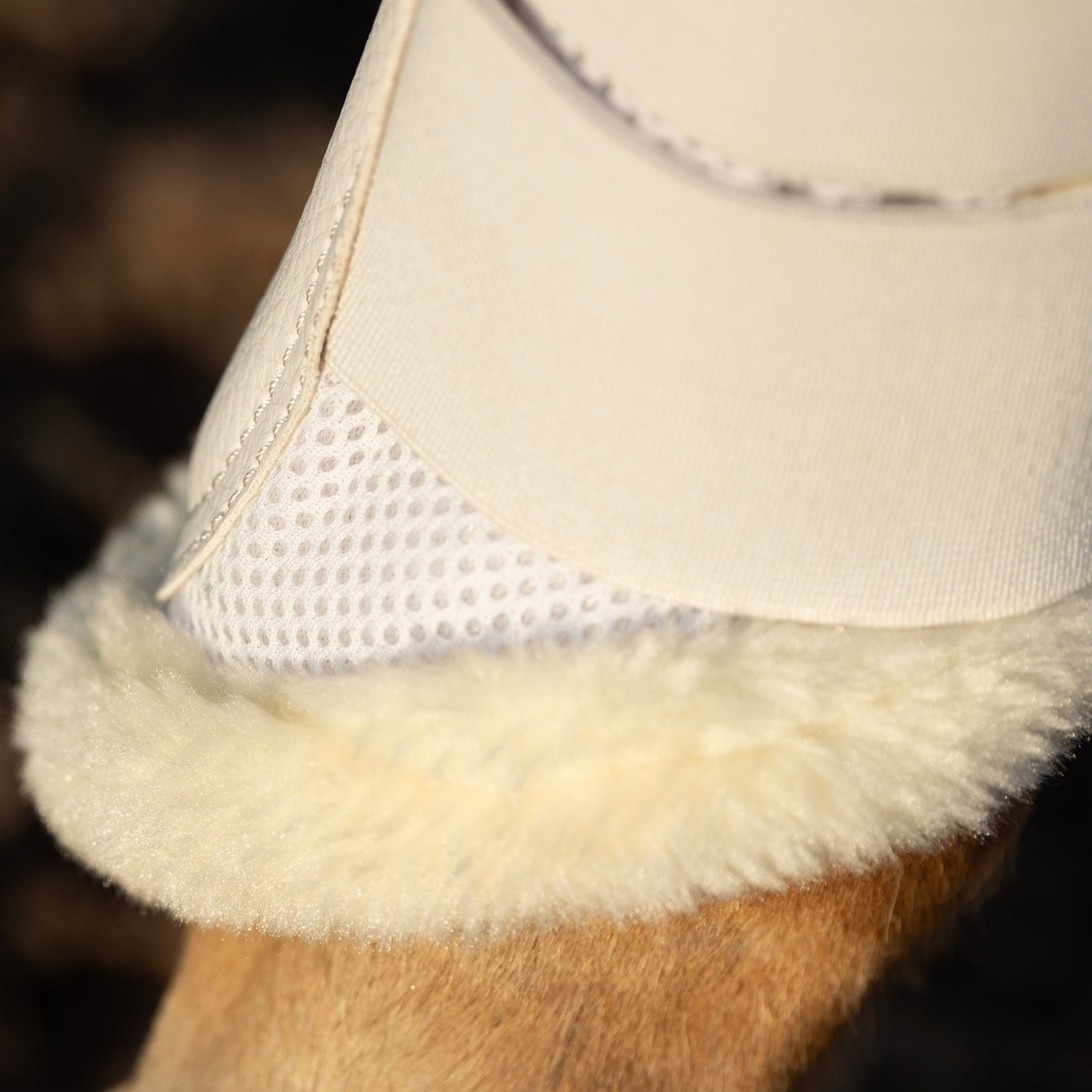 ProReaction Performance Air Mesh Brushing Boots by Hy Equestrian #colour_white