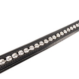 ProPresicce Signature Classic Diamante Browband by Hy Equestrian #colour_black-with-silver-diamantes