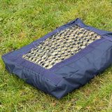 Hy Equestrian Slow Flow Pillow Hay Net #colour_navy