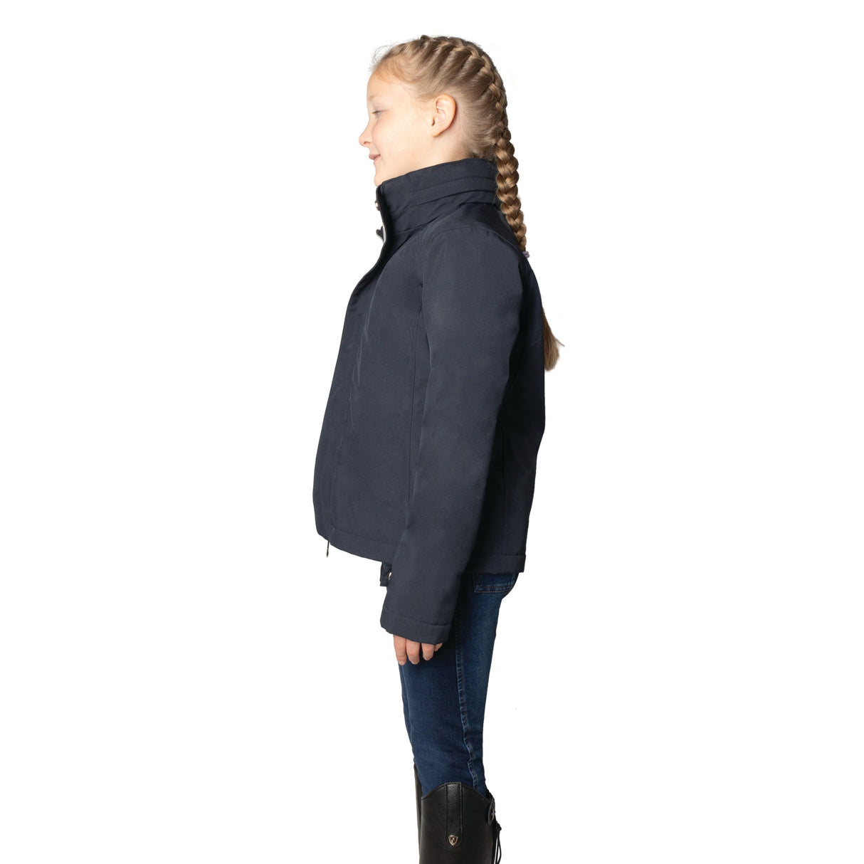 Hy Equestrian Elevate Mizs Waterproof Jacket #colour_navy