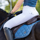 Woof Wear Vision Aura Close Contact Saddle Pad #colour_petrol-blue