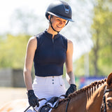 Woof Wear Ladies Sleeveless Tech Riding Shirt #colour_navy