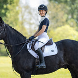 Woof Wear Herringbone Close Contact Saddle Pad #colour_white