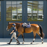 Woof Wear Herringbone Close Contact Saddle Pad #colour_navy