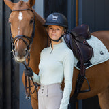 Woof Wear Ladies Long Sleeve Tech Riding Shirt #colour_sage-green