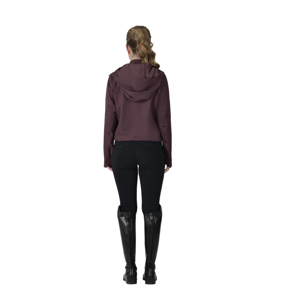 Weatherbeeta Ladies Abrasion Proof Stretch Riding Jacket #colour_mulberry
