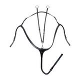 Waldhausen X-Line Breastplate with Long Bridge #colour_black