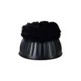 Weatherbeeta Tough-Tec Prime Fleece Trim Rubber Bell Boots #colour_black-grey