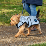 Weatherbeeta Comfitec Reflective Showerproof Dog Coat #colour_silver