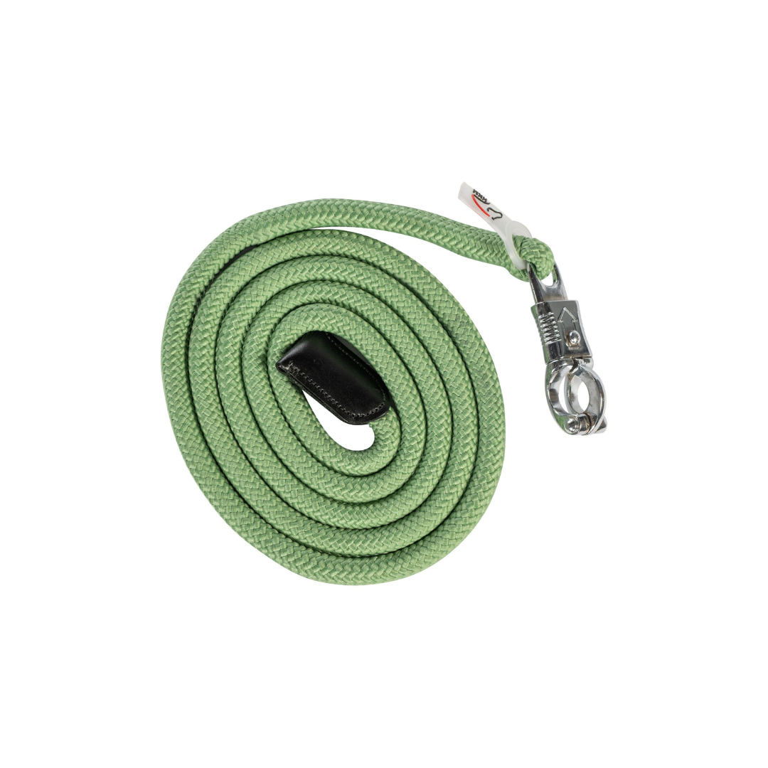 HKM Lead Rope -Carlotta With Panic Hook #colour_jade-green