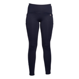 HKM Ladies Silicone Full Seat Riding Leggings -Arezzo- #colour_deep-blue