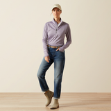 Ariat Women's Team EQ 1/2 Zip Pullover #colour_purple-ash
