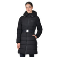 Dublin Belted Ladies Longline Puffer #colour_black