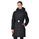 Dublin Belted Ladies Longline Puffer #colour_black