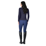 Weatherbeeta Ladies Relaxed UV Long Sleeve Tee #colour_navy