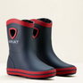 Ariat Youth Kelmarsh Rubber Boot #colour_team-navy