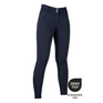 HKM Children's Silicone Full Seat Riding Breeches -Ari Mid Rise- #colour_deep-blue