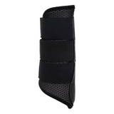 Acavallo Hind Brushing Boots Perforated Neoprene #colour_black