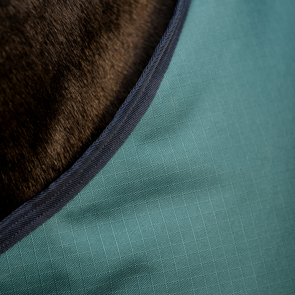 Horseware Ireland Amigo Ripstop 900D 50g Pony Turnout Rug #colour_dynasty-green-navy-silver