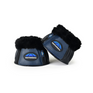 Weatherbeeta Tough-Tec Prime Fleece Trim Rubber Bell Boots #colour_black-navy