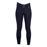 HKM Ladies Silicone Full Seat Riding Breeches -Arezzo- #colour_deep-blue