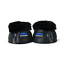 Weatherbeeta Tough-Tec Prime Fleece Trim Rubber Bell Boots #colour_black-black
