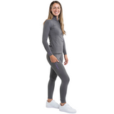 EQUIDRY Women's Water Repellent Leggings #colour_grey-lilac