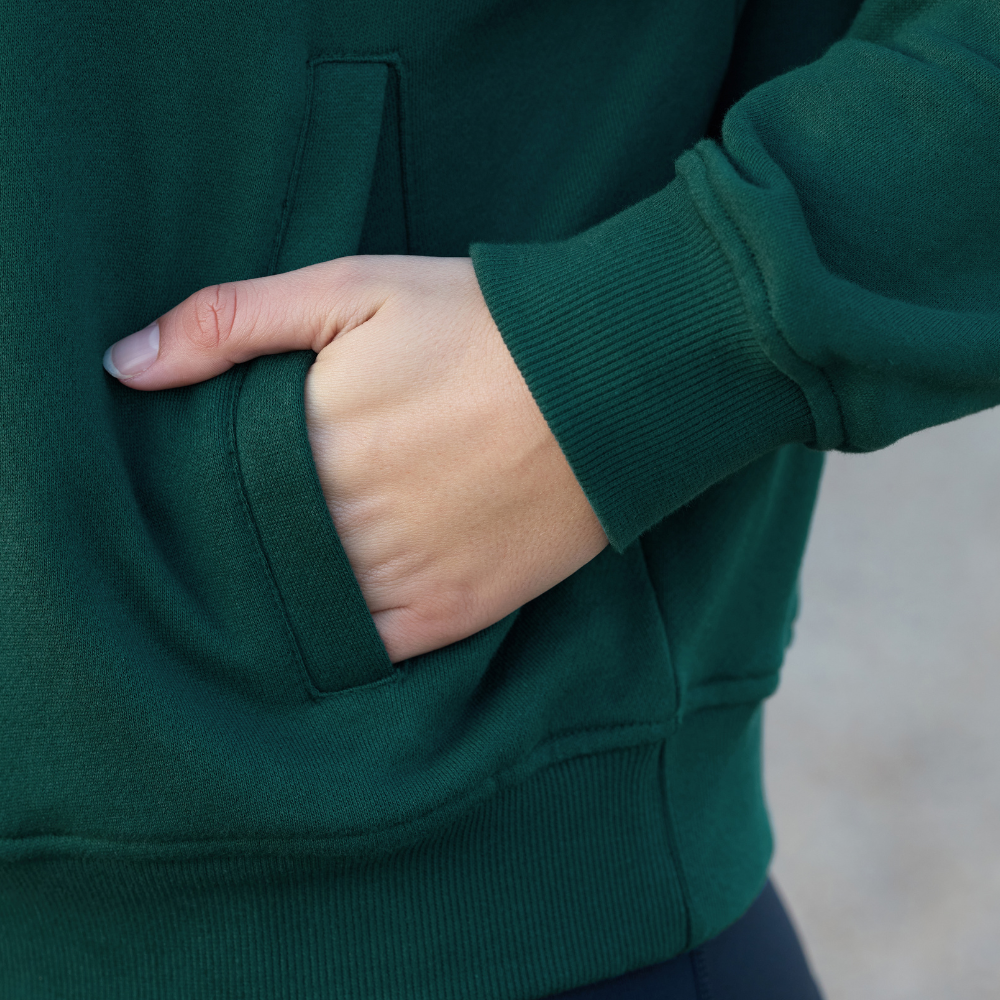 Dublin Ladies 1/4 Zip Fleece Pullover #colour_dark-emerald-green