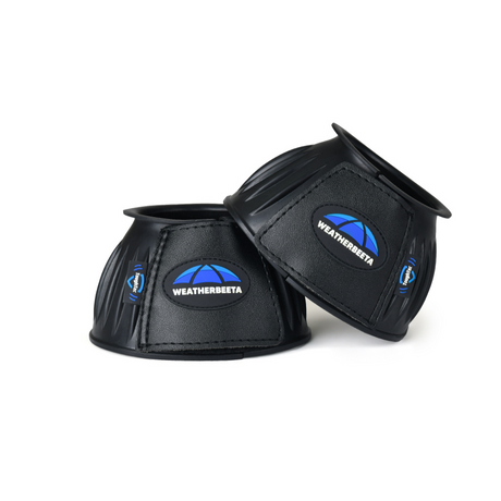 Weatherbeeta Tough-Tec Prime Rubber Bell Boots #colour_black-black