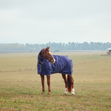 Weatherbeeta Comfitec Tyro 220G Combo Neck Turnout #colour_navy-charcoal