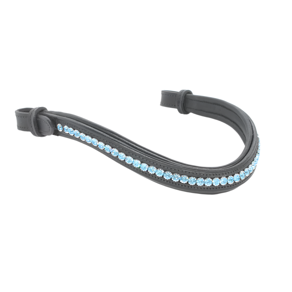 Mackey Baby Blue Sparkle Browband #colour_black