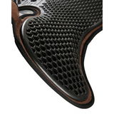Acavallo Pad SP WFS Suede Hexagonal Gel Front Riser #colour_brown