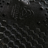 Acavallo Pad MF WFS Suede Hexagonal Gel Front Riser #colour_white