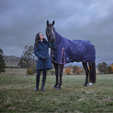 Weatherbeeta Comfitec Essential 220G Combo Turnout #colour_navy-burgundy