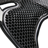 Acavallo Pad SP WFS Suede Hexagonal Gel Front Riser #colour_white