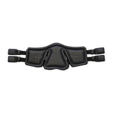 Stubben Equi-Soft® Saddle Girth with Cover - Black #colour_vachette-leather-black