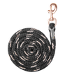 Waldhausen Lurex Rosé Snap Hook Lead Rope #colour_black