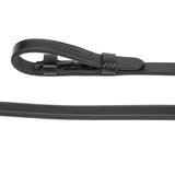 Shires Lusso Curb Reins #colour_black