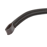 Shires Velociti Lusso Curved Browband #colour_havana