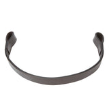 Shires Velociti Lusso Flat Browband #colour_havana