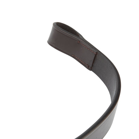 Shires Velociti Lusso Flat Browband #colour_havana