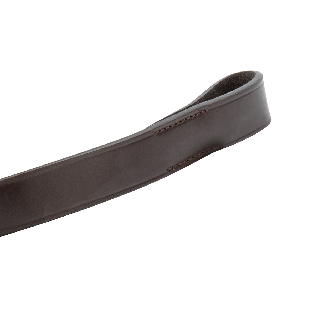 Shires Velociti Lusso Flat Browband #colour_havana